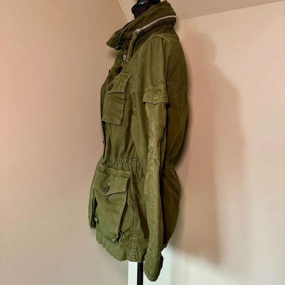 J.Crew women’s field mechanic utility jacket size small in Hillside Green‎ - Picture 2 of 8